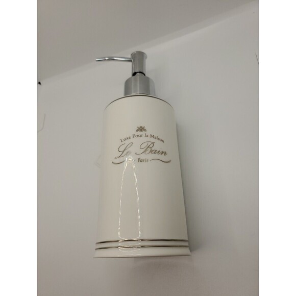New Kassatex ALB-LD-W Le Bain PORCELAIN Lotion Dispenser , White *GENUINE*  NWT - Picture 8 of 9